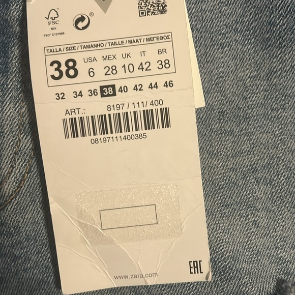 Zara jeans. - Picture 3 of 3